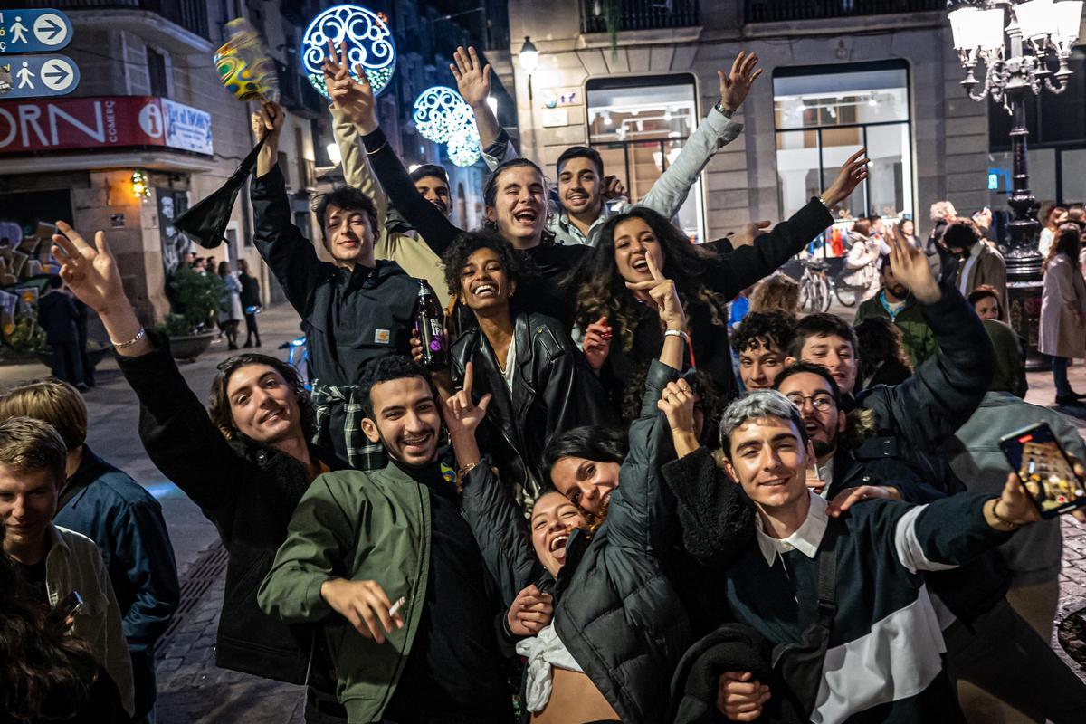 Ambiente en la zona del Born