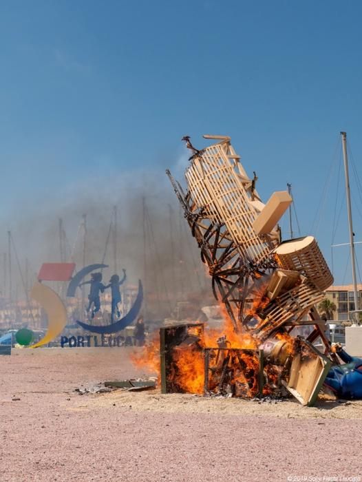 Las Fallas se exhiben en el Festival sol y Fiesta de Leucate (Francia)