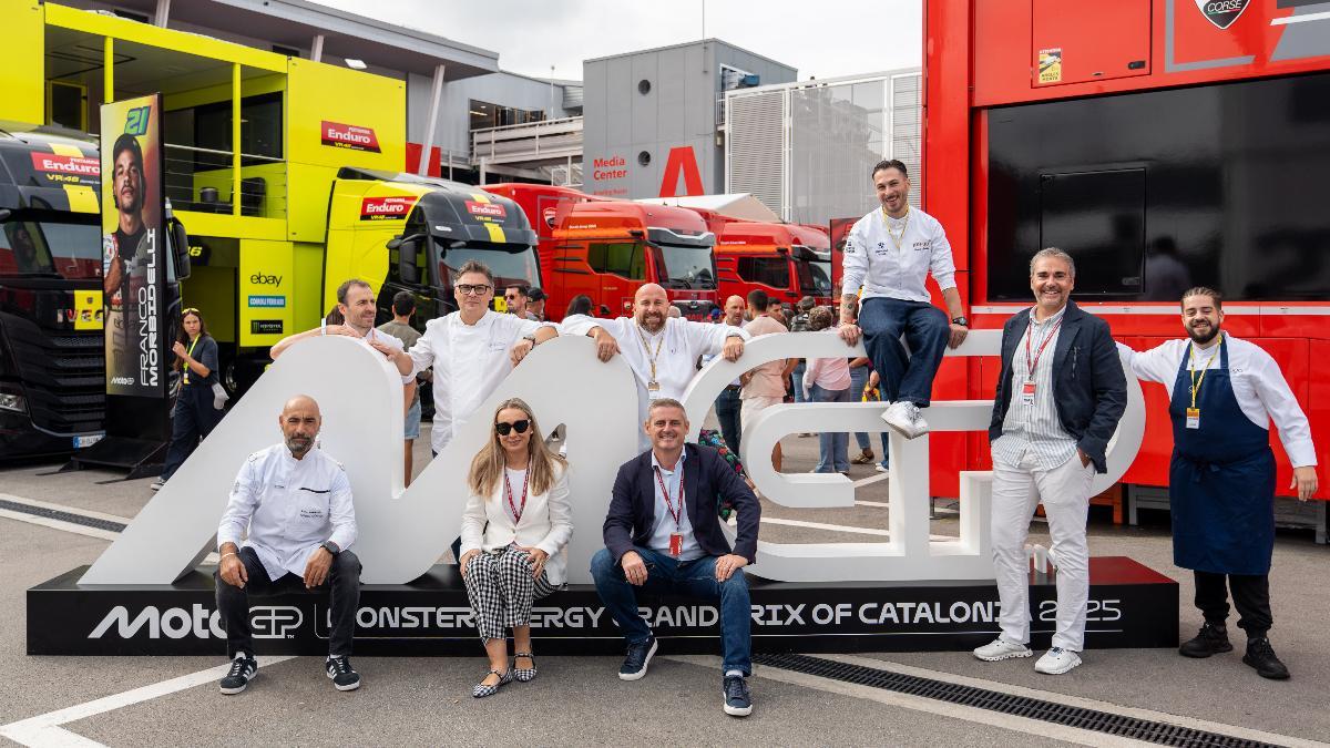 El equipo de chefs en Cheste