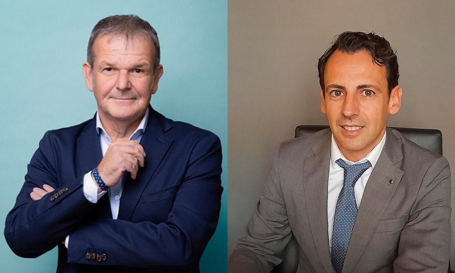 Jesús Rodríguez, a la izquierda, y Javier González.