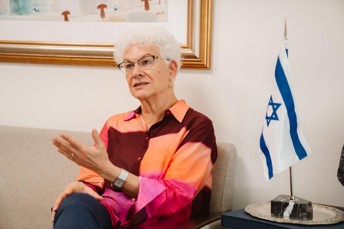 16.10.2023. MADRID. Rodica Radian-Gordon, embajadora de Israel en España. Foto: Alba Vigaray