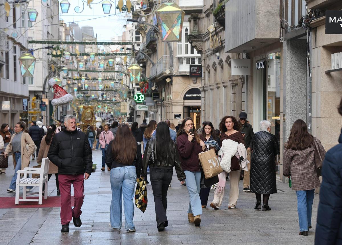 Vigo estrena unas rebajas de invierno «descafeinadas»