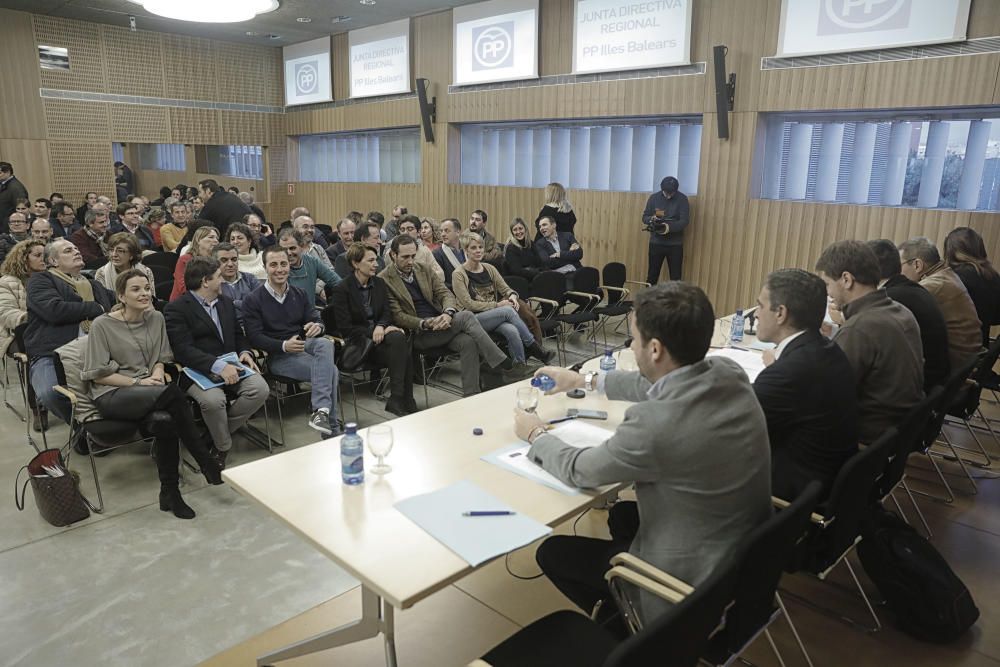 Reunión de la junta directiva del PP balear