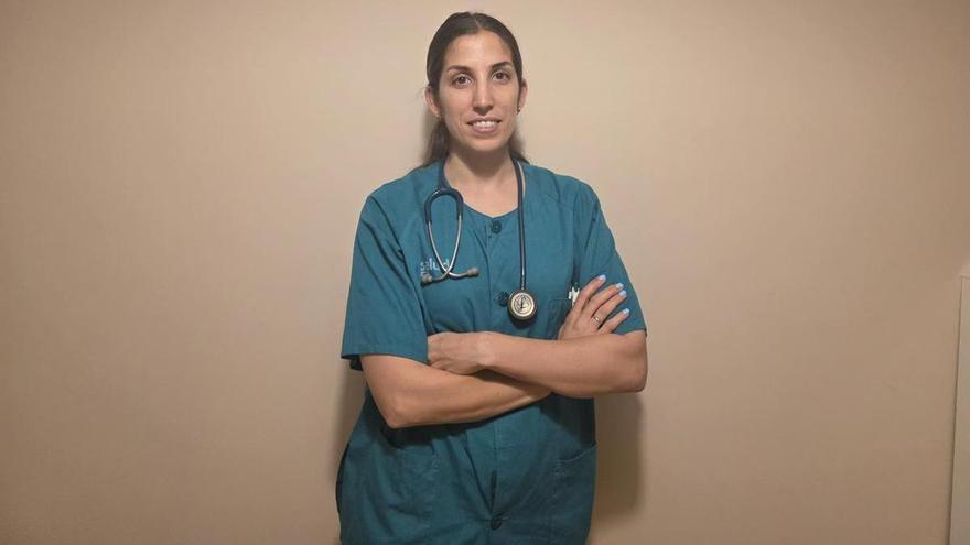 Mar García, médica internista que ha elegido una plaza de difícil cobertura en un hospital de Aragón: "No me lo pensé ni un segundo"