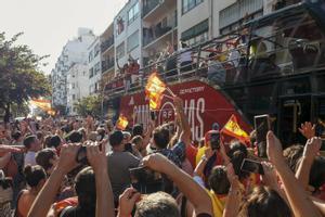 Las jugadoras de la selección femenina española celebran el título con Bizarrap en Amnesia Ibiza