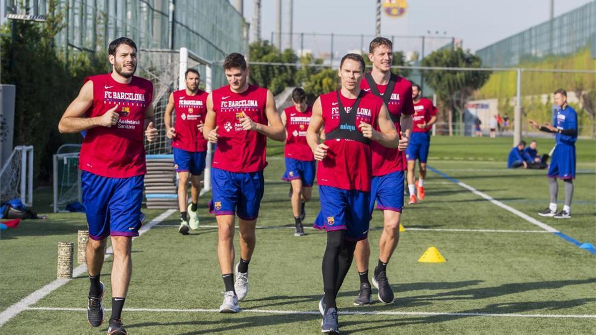 El Barça realizó trabajo físico en la Ciutat Esportiva