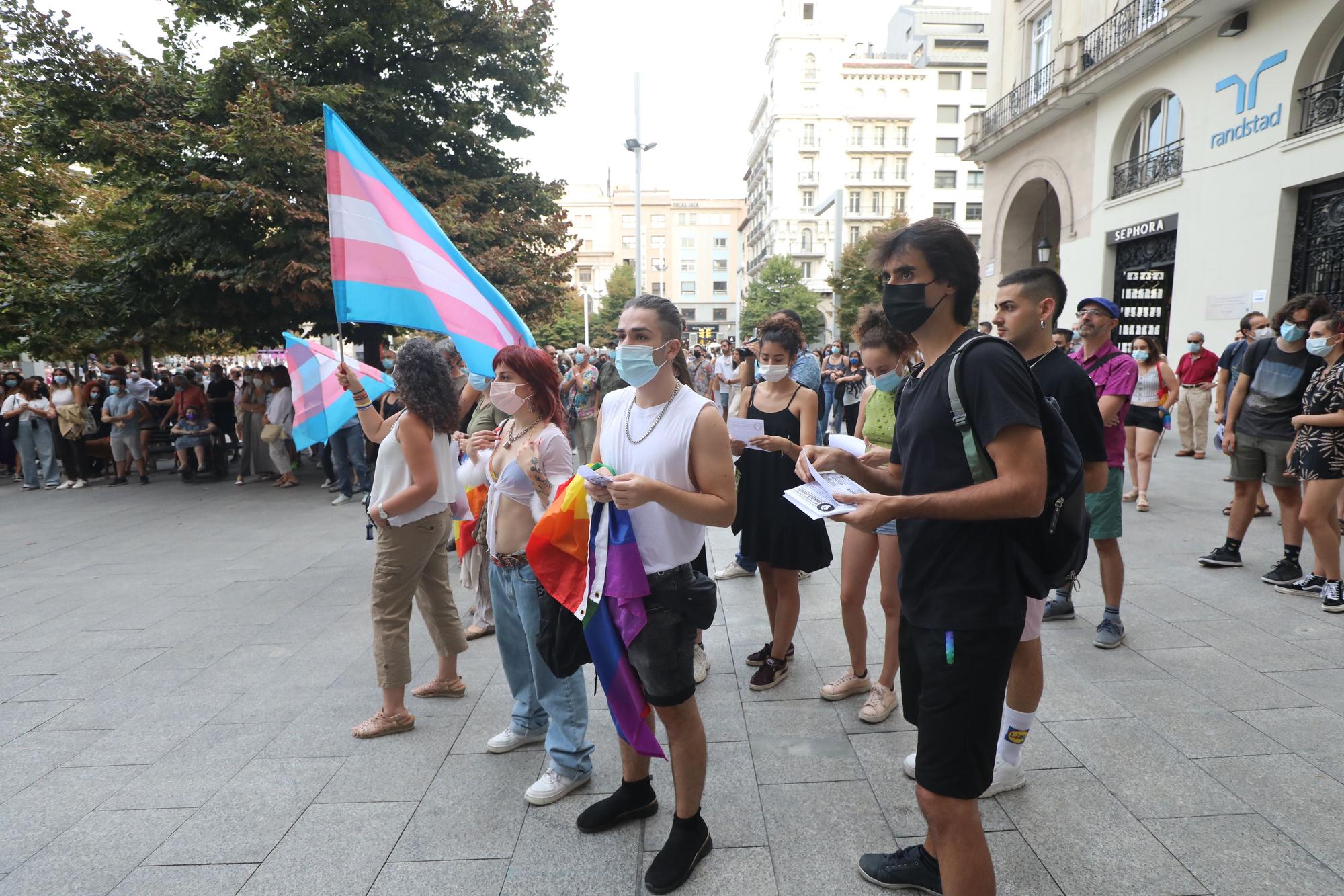 Concentración contra la homofobia en Zaragoza el 11 de septiembre