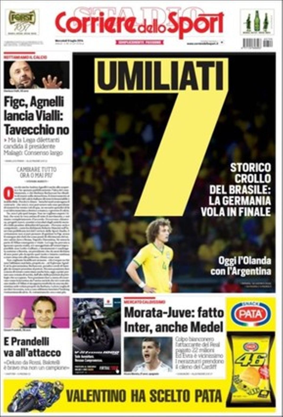 La versió del ’Corriere dello Sport’.