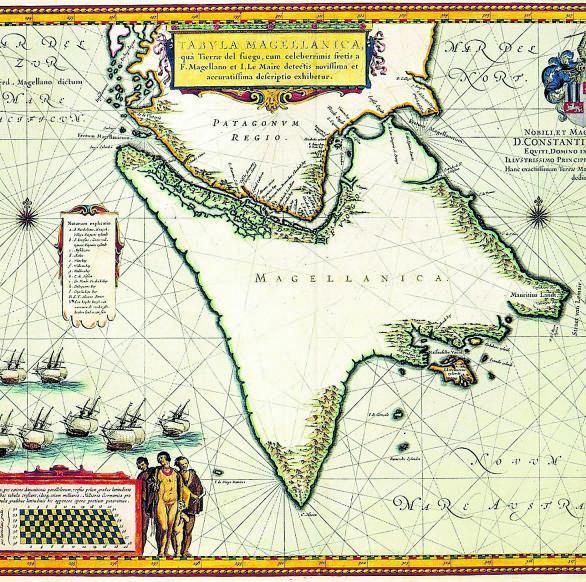'Tabula Magellanica' (1635), de Hetgeheugen van Nederland.