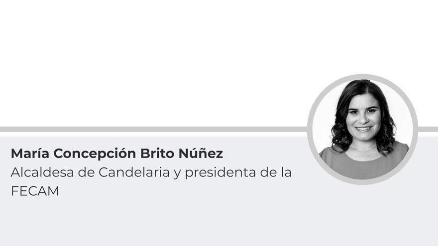 María Concepción Brito Núñez, Alcaldesa de Candelaria y presidenta de la FECAM