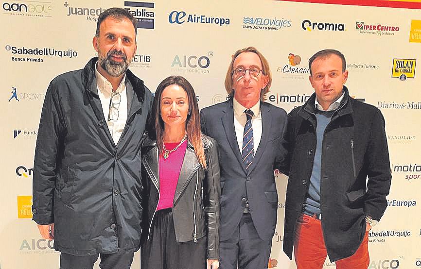 Bernat Llobera, Joana Nicolau y  Bernardino Jaume.