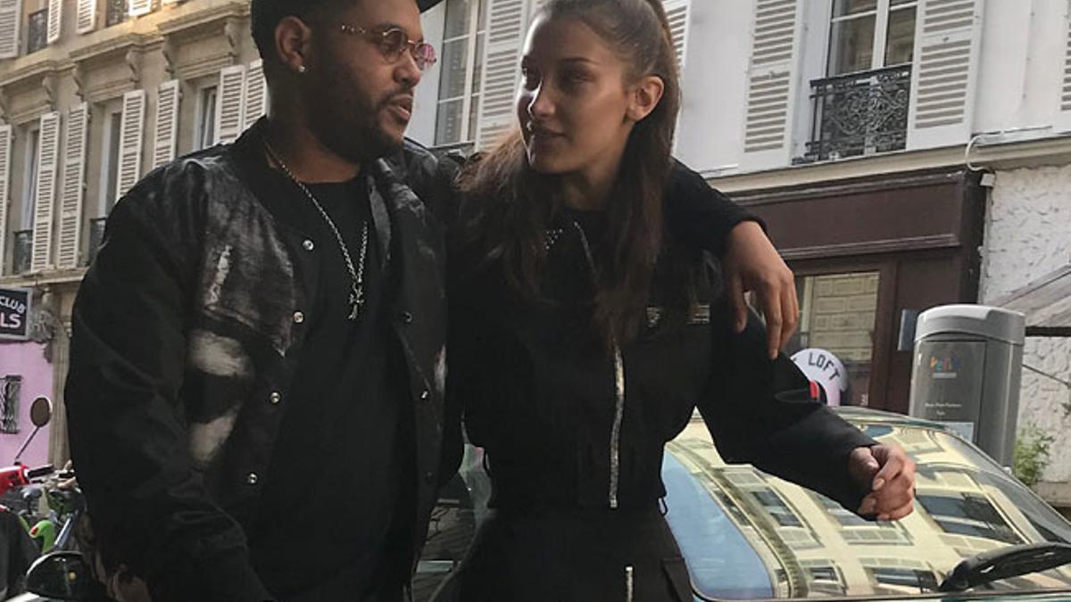 Bella Hadid y The Weeknd en Paris