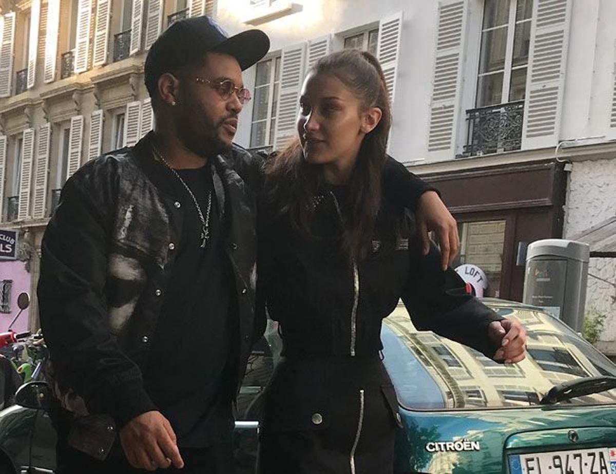 Bella Hadid y The Weeknd en Paris