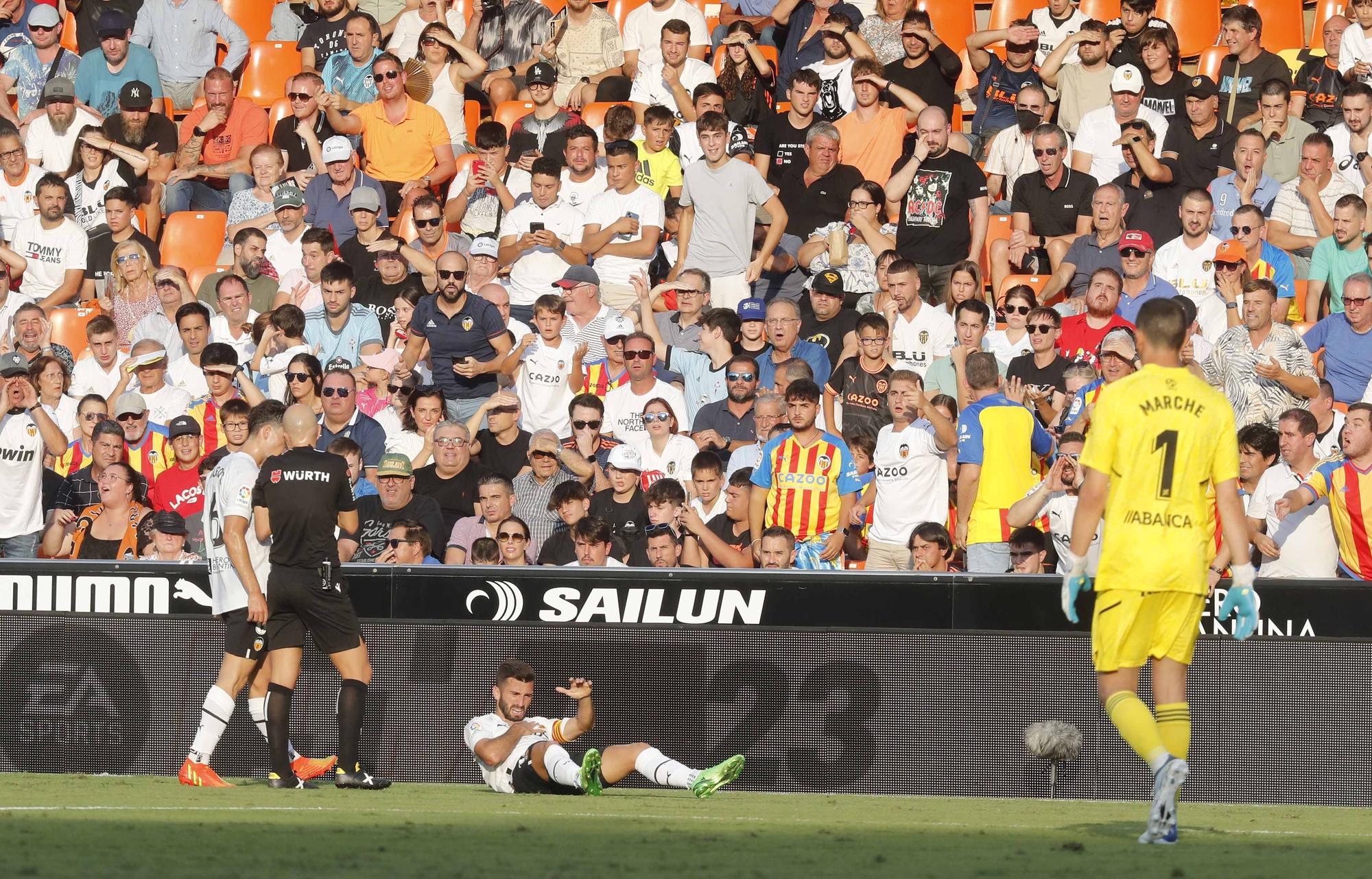 El Valencia - Celta en imágenes