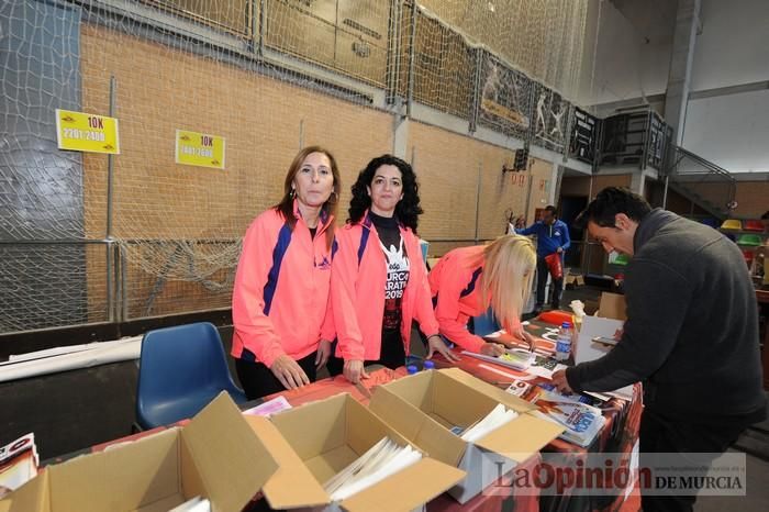 Entrega de dorsales de la Maratón de Murcia