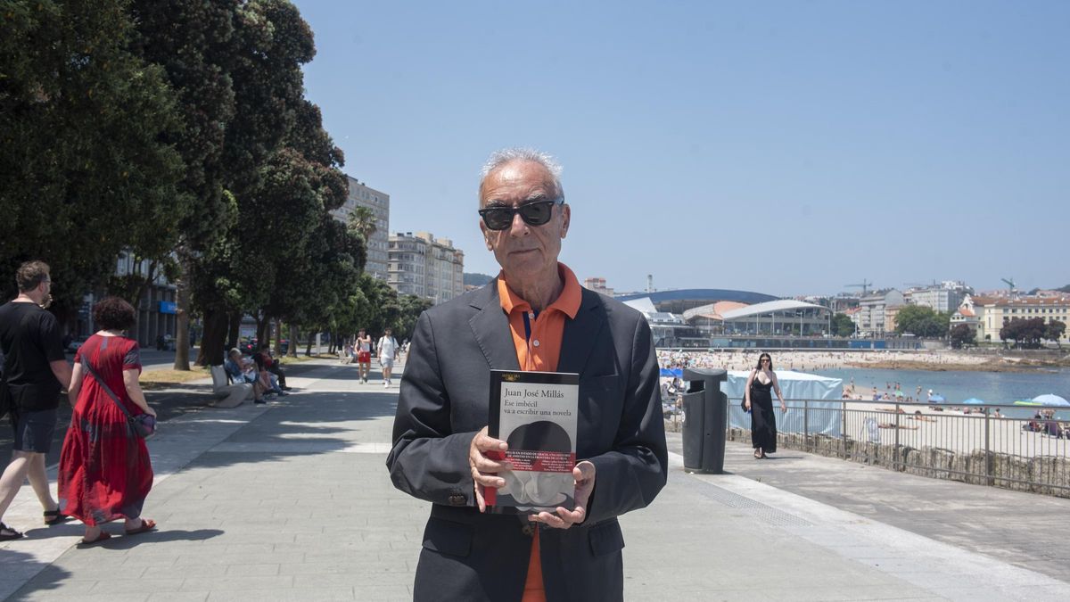 Juan José Millás, este miércoles, en A Coruña