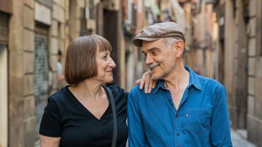 Laura Pérez Vernetti i Javier Pérez Andújar,  al Raval de Barcelona, aquest mes. | MARC ASENSIO