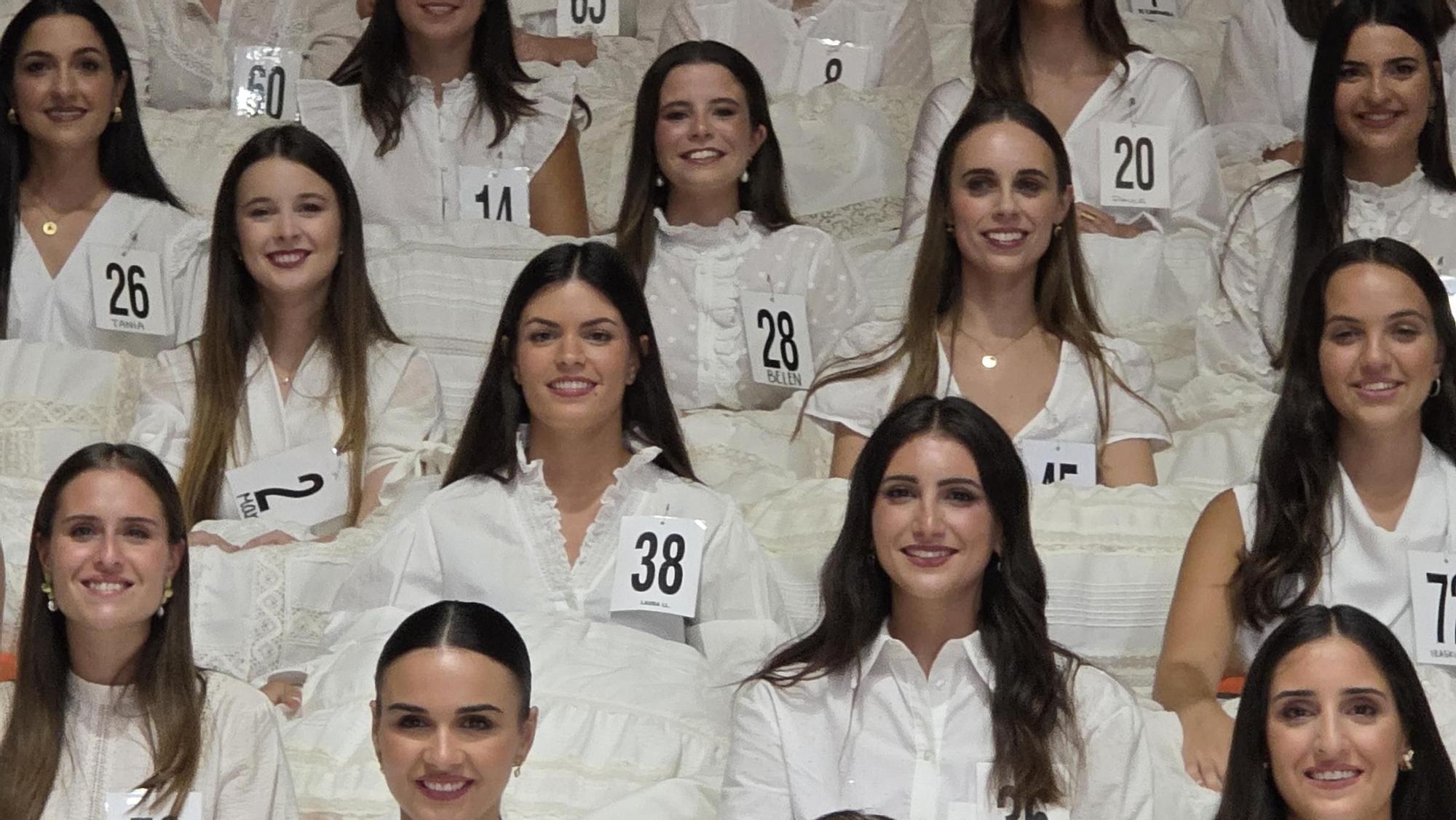 Asi ha sido el ensayo de la elección de candidatas a Falleras Mayores de València 2026