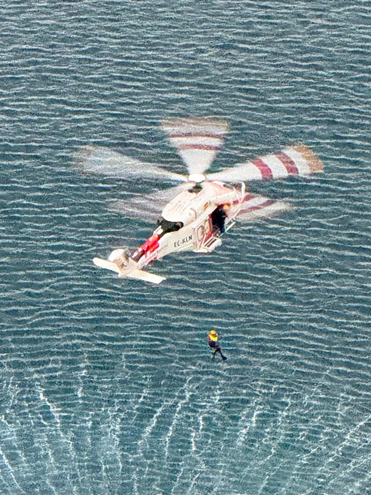 Otra imagen del rescate