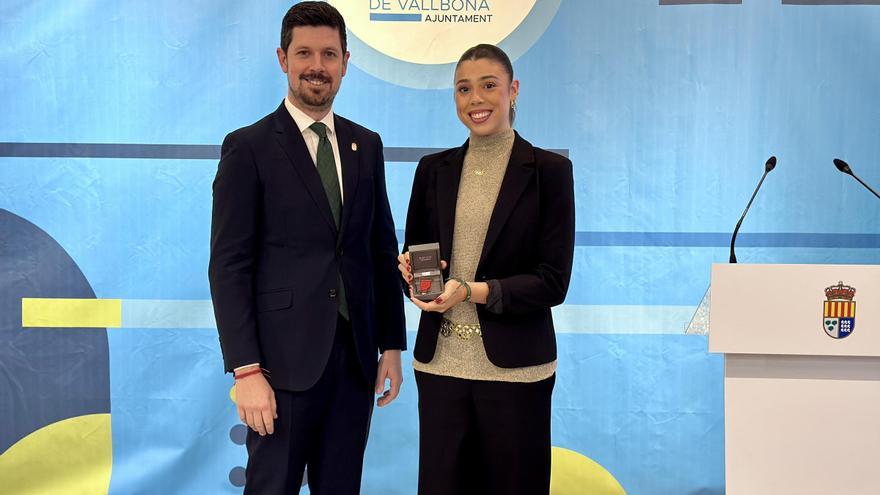 La Pobla de Vallbona entrega la Medalla de Oro del municipio a la deportista Mireia Martínez