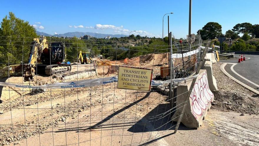 Atascos en Palma: ¿Cuándo finalizarán las obras entre la rotonda de Génova y el colegio Madre Alberta?