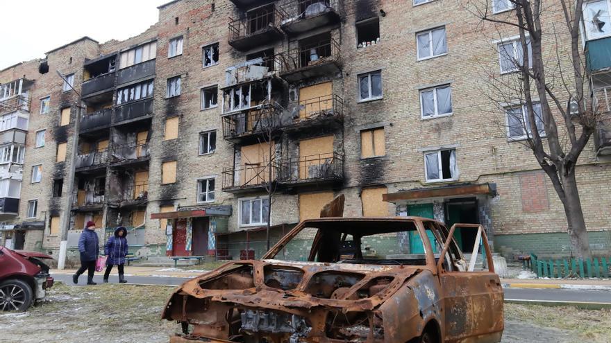 Un fotógrafo de Castellón en Ucrania: Así se ve el hogar calcinado por la guerra