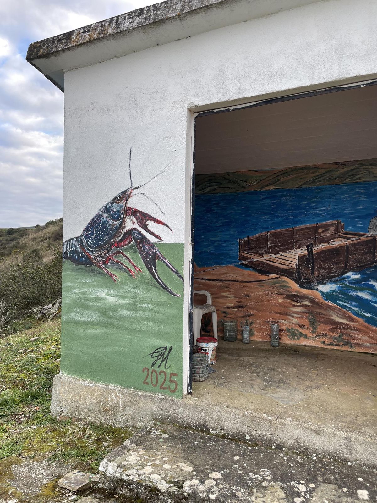 Nuevo mural en Villaflor