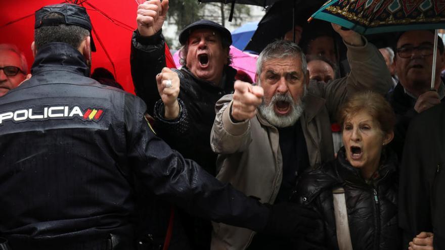 Las protestas se realizaron en cuarenta ciudades, entre ellas Málaga. Imagen de la de Madrid.