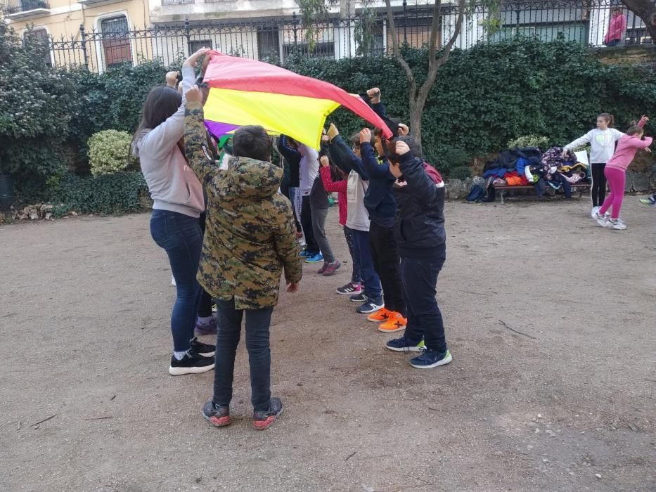 Celebración del Día de la Paz en Alcoy.