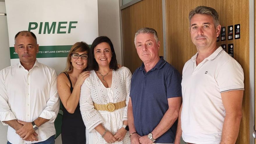 Miembros de la directiva de la Pime de Formentera.