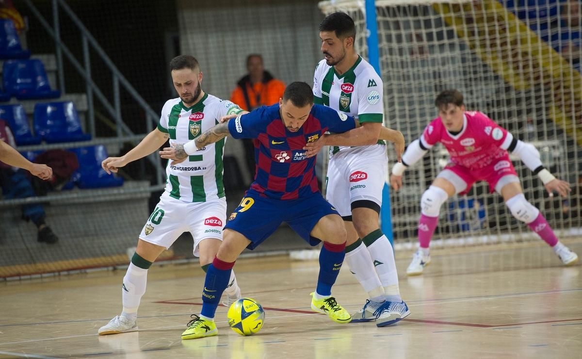 El Córdoba Futsal da la cara ante el Barcelona