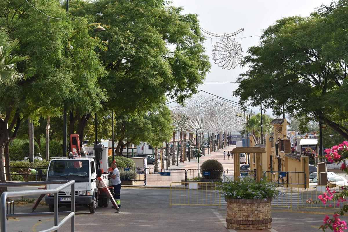 El Parque Ferial listo para el encendido de luces