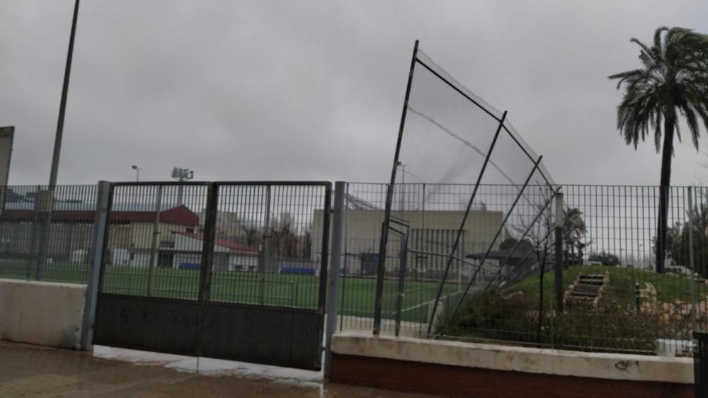 Efectos del temporal en la Safor