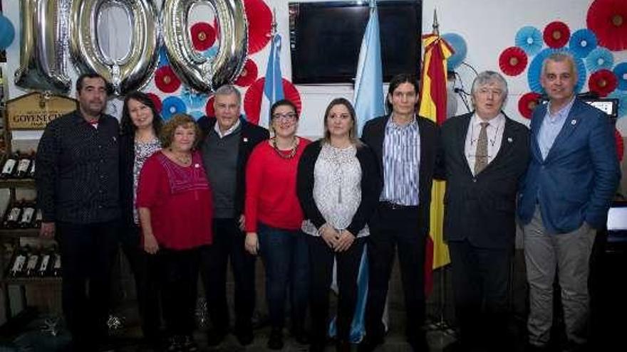 Fiesta por el centenario de los Hijos de Oleiros en Buenos Aires