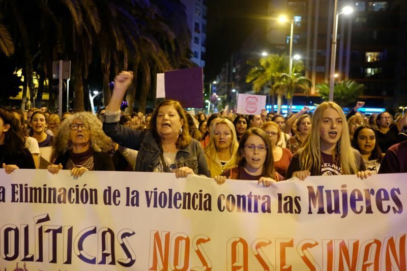 Manifestación contra la violencia machista