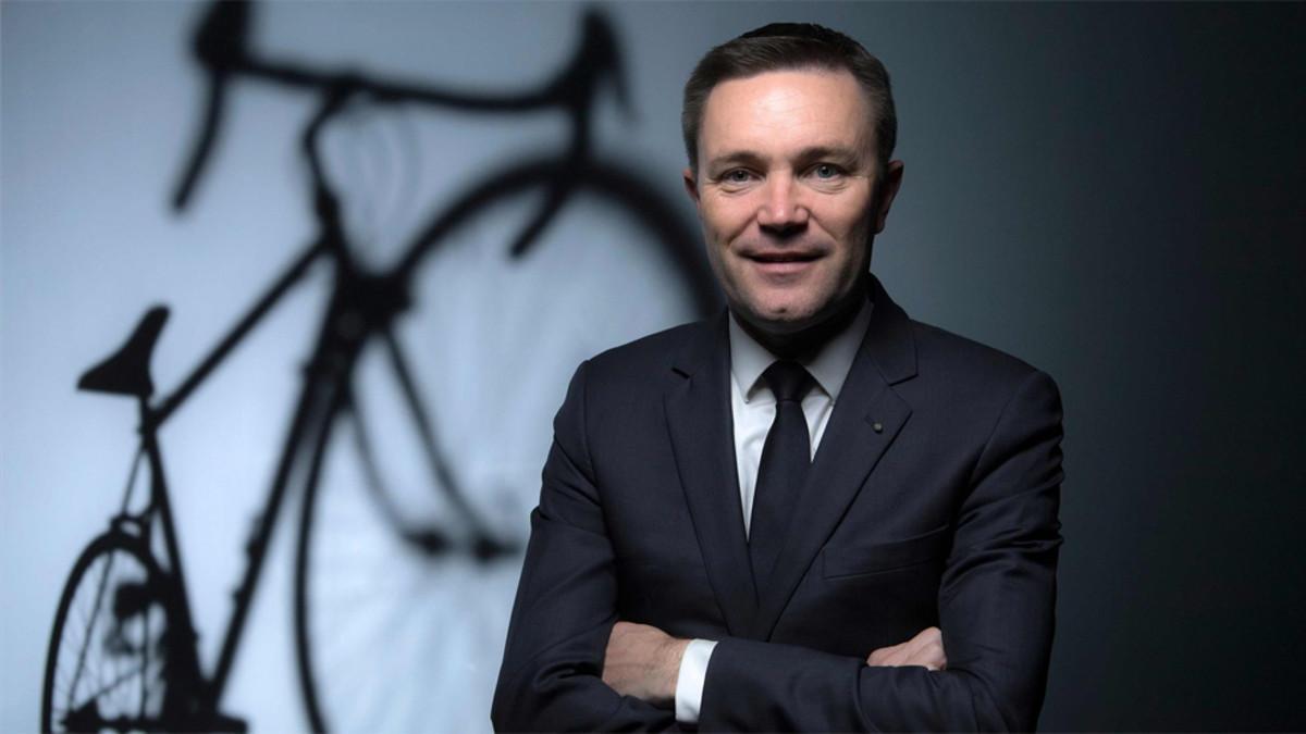 David Lappartient, presidente de la Unión Ciclista Internacional (UCI)