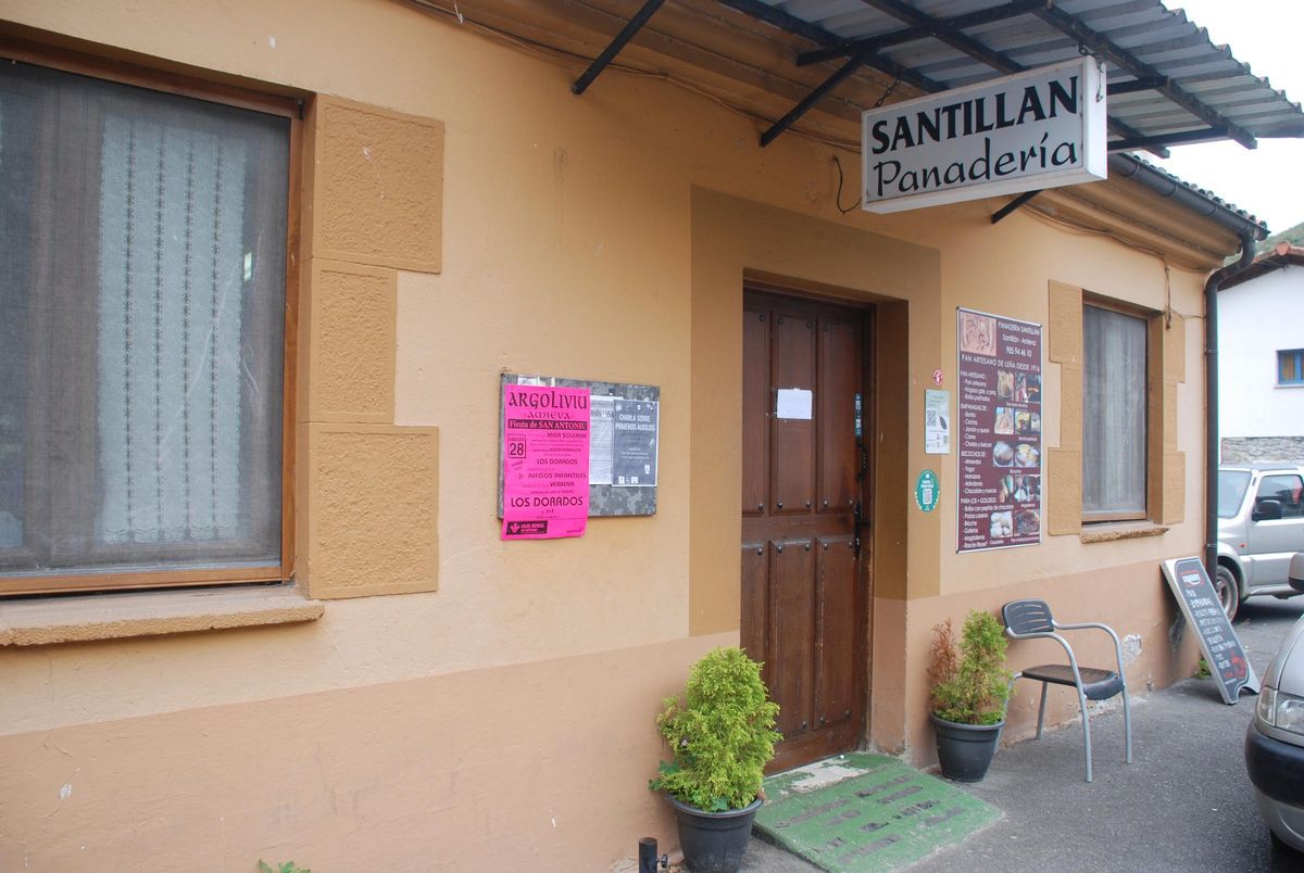 La panadería Santillán, tras el cierre.