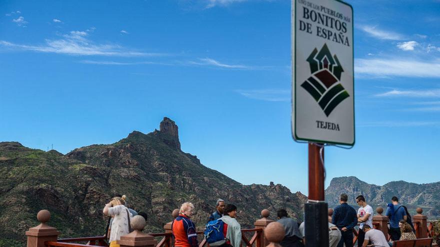 Visitantes del municipio de Tejeda