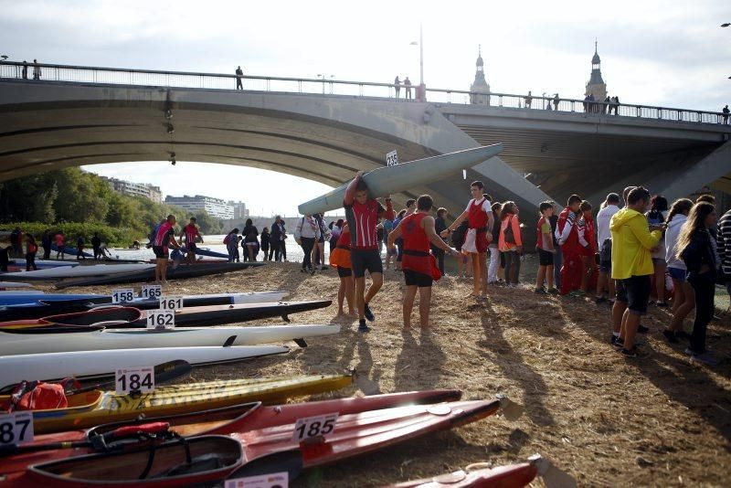 Campeonato de regatas en el Ebro