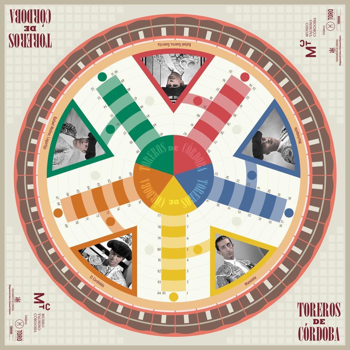 Parchís de Los Cinco Califas de Córdoba.