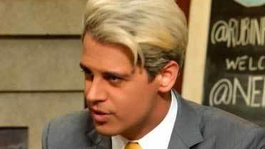 Milo Yiannopoulos, la estrella de la web Breitbart de Steven Bannon.