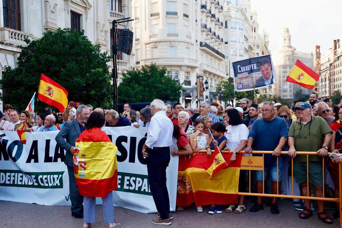Manifestación en València en apoyo a Ceuta Manifestación en València en apoyo a Ceuta