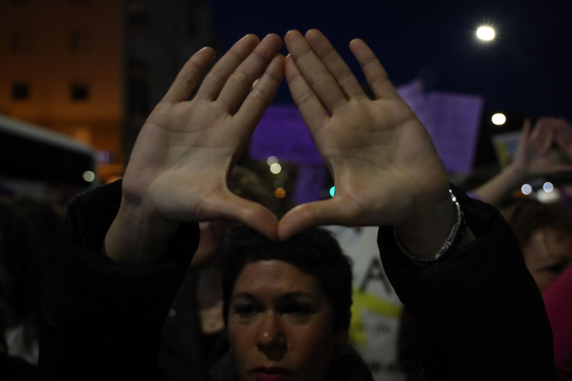 La marcha por el Día Internacional de la Mujer de Málaga, en imágenes