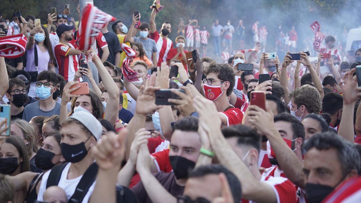 Així es viu la prèvia del Girona Rayo a Montilivi