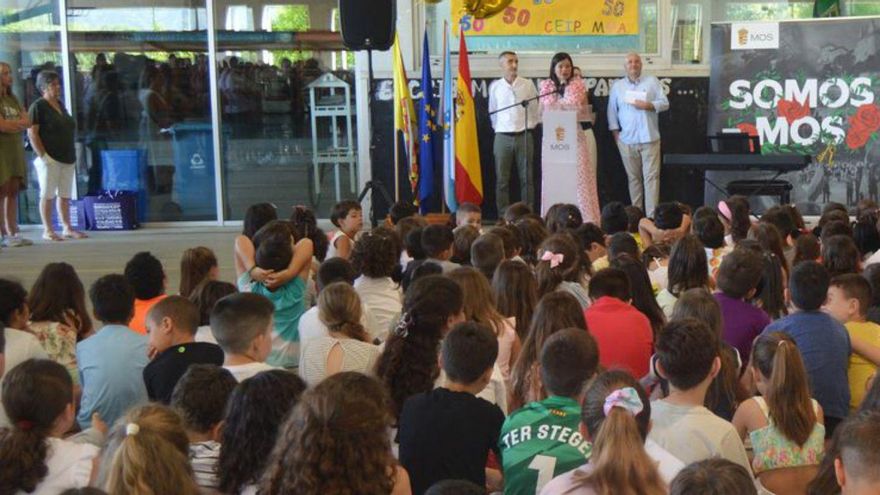 La alcaldesa, Nidia Arévalo, intervino en el acto. | D.P.