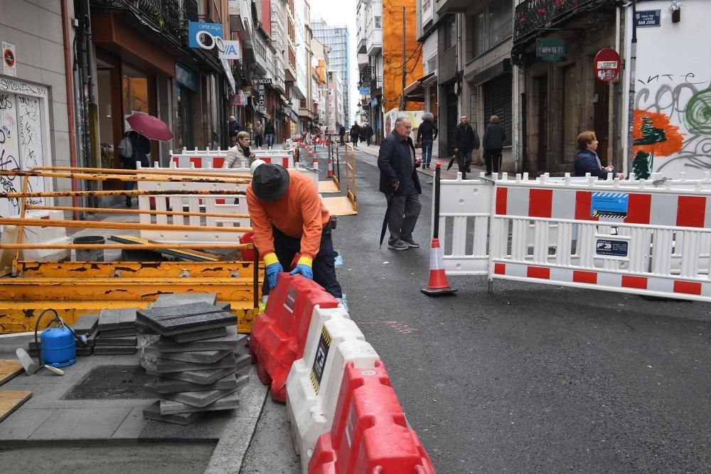 Los turismos serán desviados en la calle de la Torre hacia Atocha Alta. Las obras se prolongarán hasta el 13 de julio.