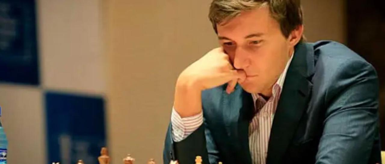 Sergei Karjakin, gran maestro ruso de ajedrez.