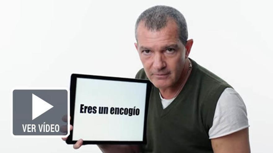 Antonio Banderas explica las expresiones españolas.