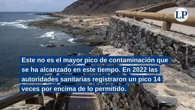 Cuatro veces por encima del límite: la playa de El Confital vuelve a suspender el examen sanitario de contaminación fecal