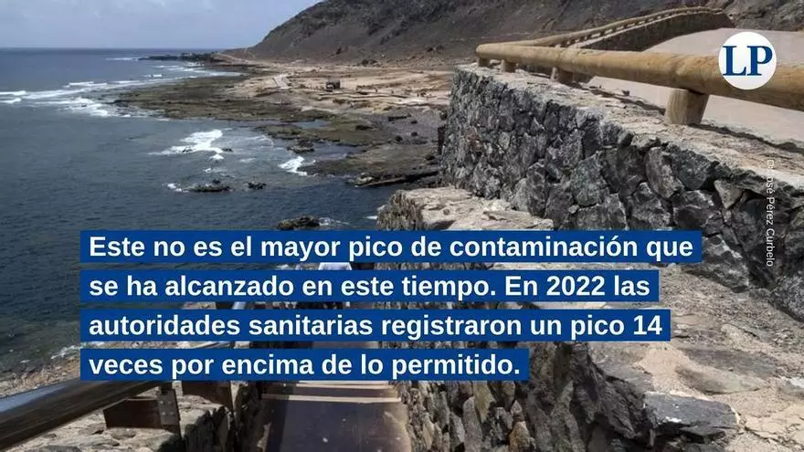 Cuatro veces por encima del límite: la playa de El Confital vuelve a suspender el examen sanitario de contaminación fecal